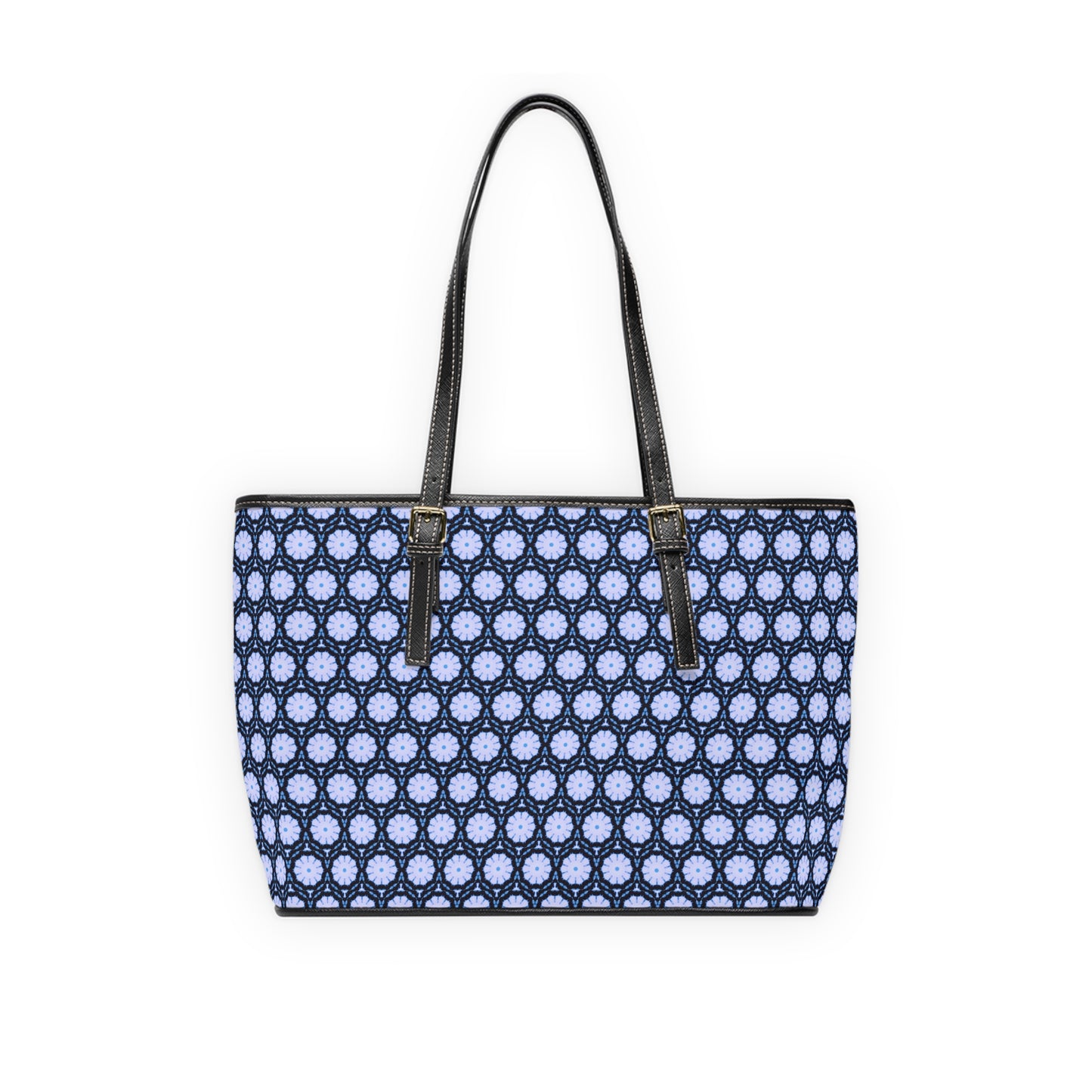 SNWFLK Cymatic Aop Pu Leather Shoulder Bag
