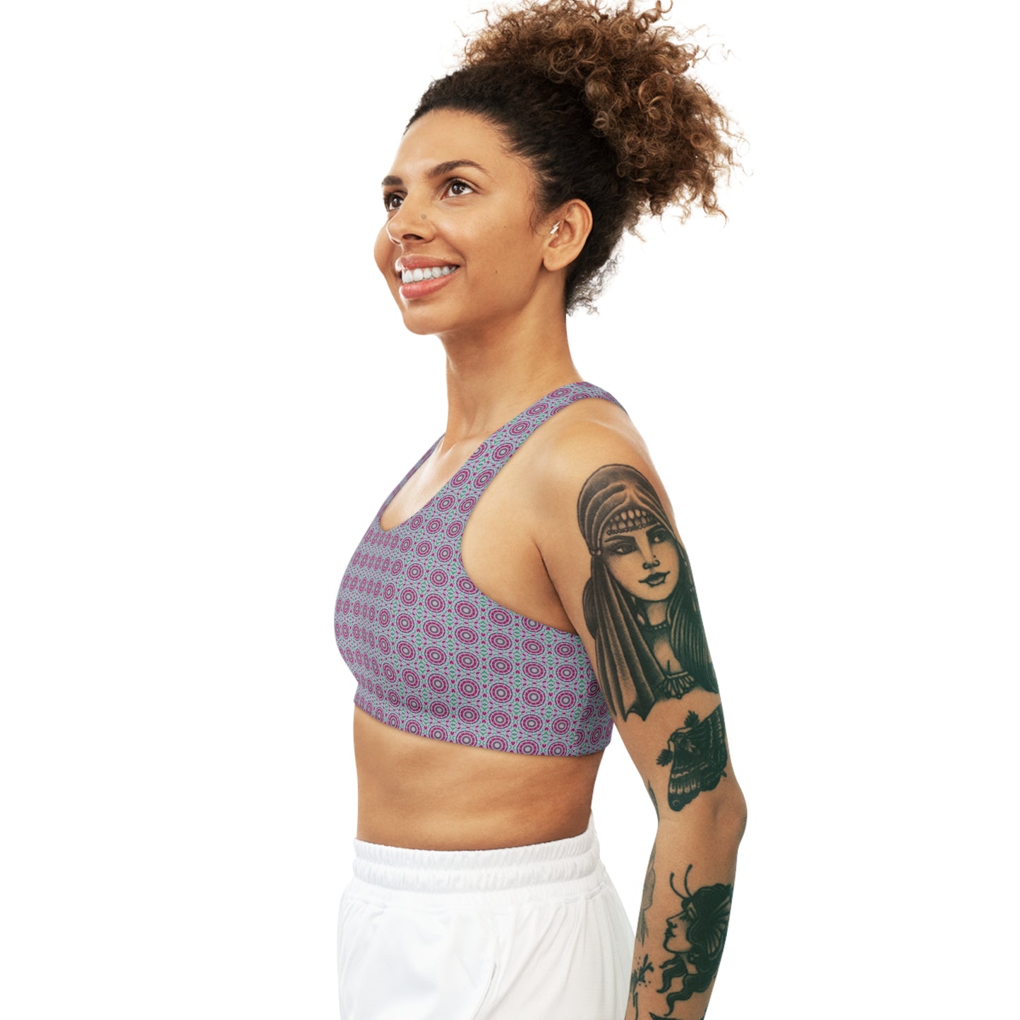 Women's Cymatic AOP Seamless Sports Bra (HADRN)