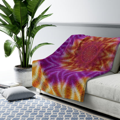 "OST3OS" Sherpa Fleece Blanket | Cosy Throw for Home Decor & Gifts