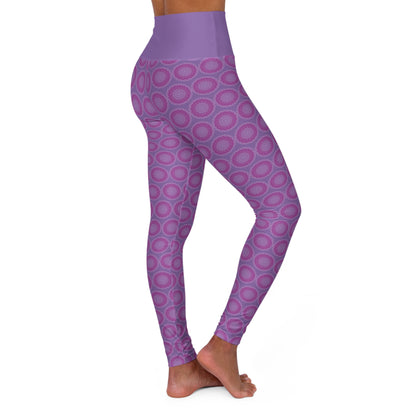 Women's Cymatic AOP High Waist Leggings [SAHAS]