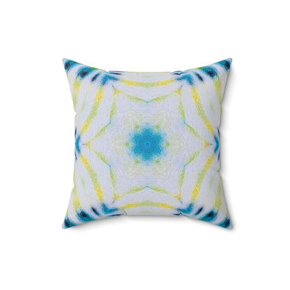"CYMANTIQUE" Cymatic Print Square Cushion