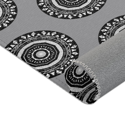 MAYA Cymatic Area Rug (Grey) - Modern Home Decor