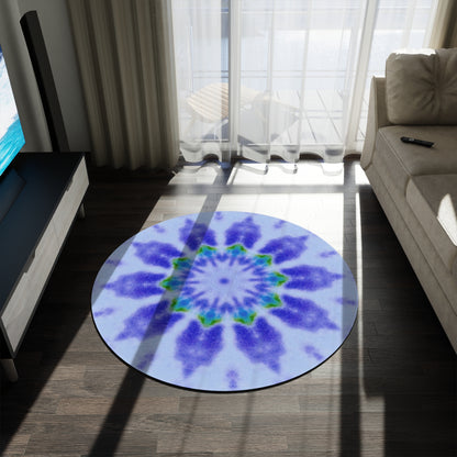 Kaleido47 Cymatic Round Rug (LOTUS)