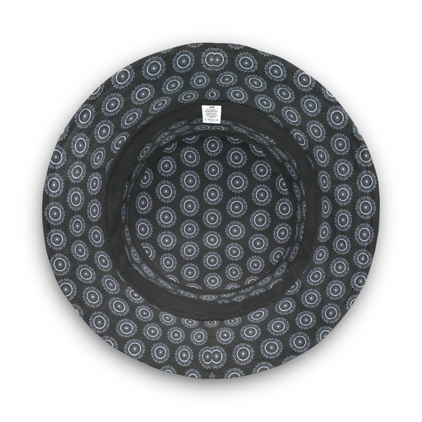 MAYA Cymatic AOP Bucket Hat (Black)