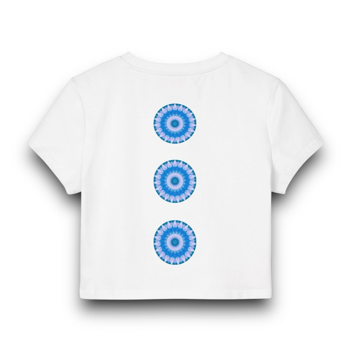 Women's "E-VEIL EYE" Cymatic Print Baby Tee