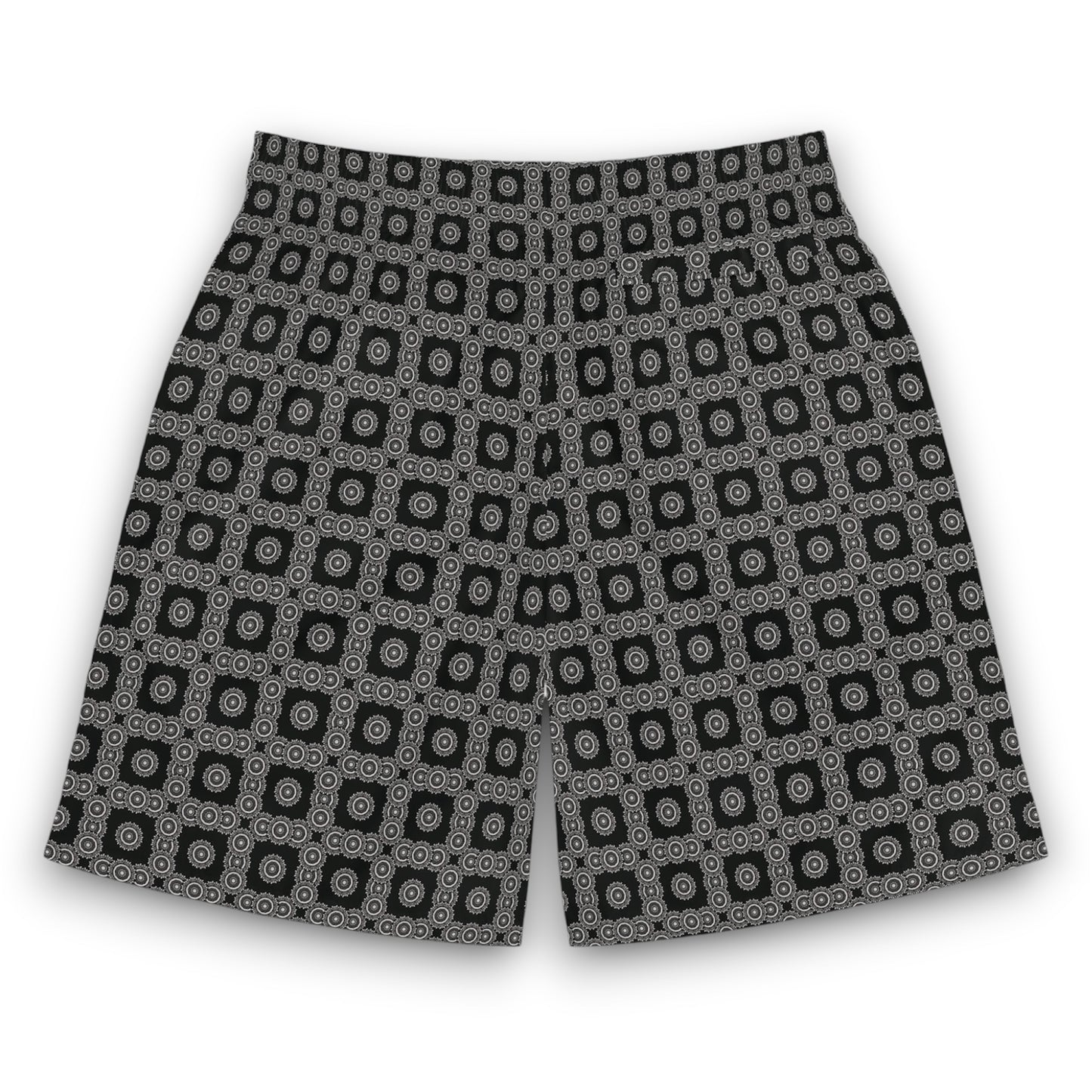 Men's Noir "MAYA" Check Jogger Shorts (AOP)
