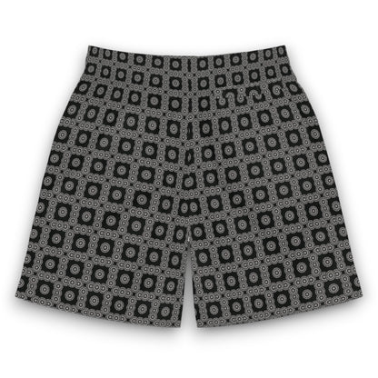 Men's Noir "MAYA" Check Jogger Shorts (AOP)
