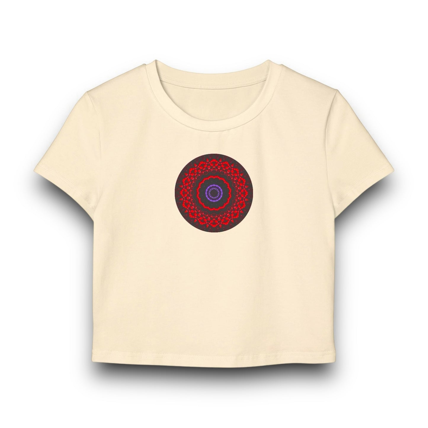 Women's "VESI-2" Cymatic Print Baby Tee