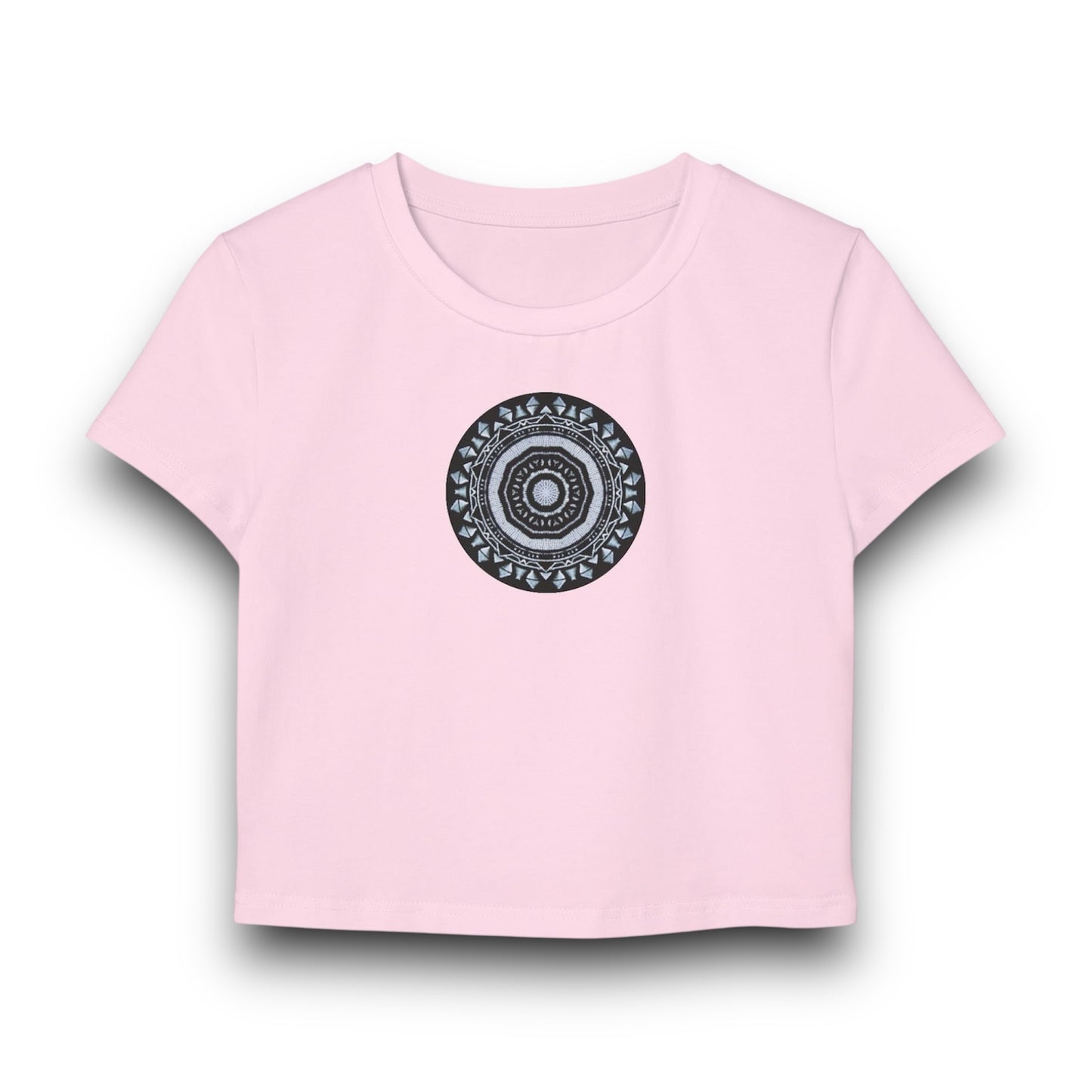 Women's "MAYA" Cymatic Print Baby Tee