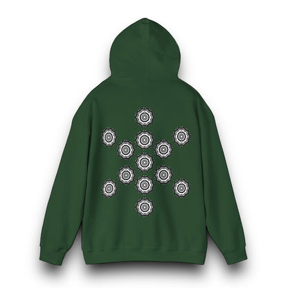Men's 3ETD Noir "417" Cymatic Print Hoodie
