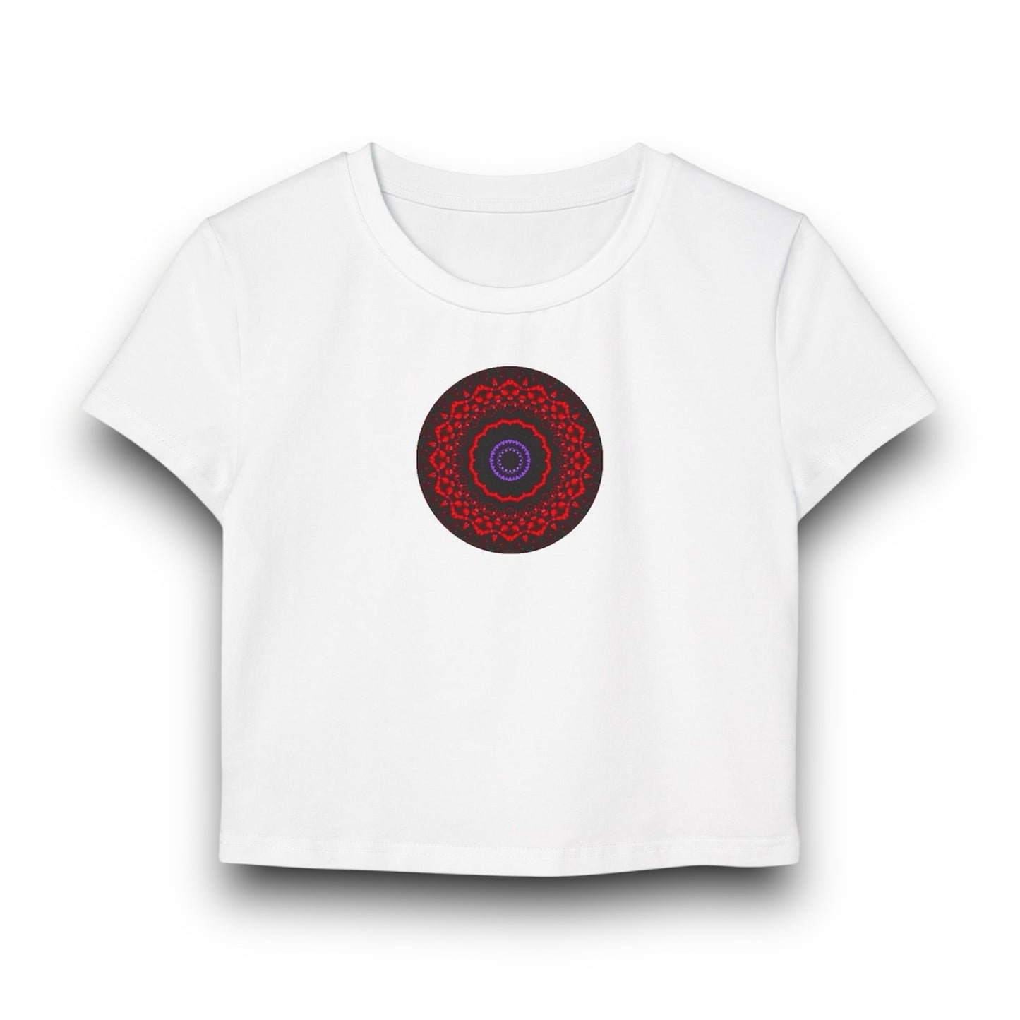 Women's "VESI-2" Cymatic Print Baby Tee