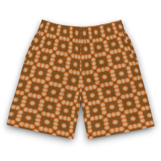 Men's "SOL" Check Jogger Shorts (AOP)