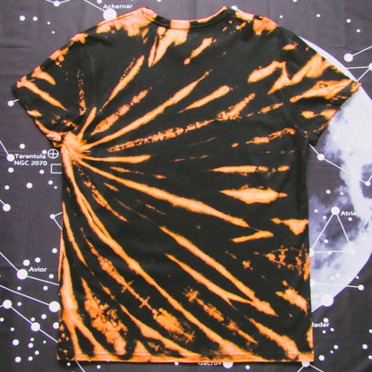 Gradient Sunrise Bleach Tie Dye T Shirt