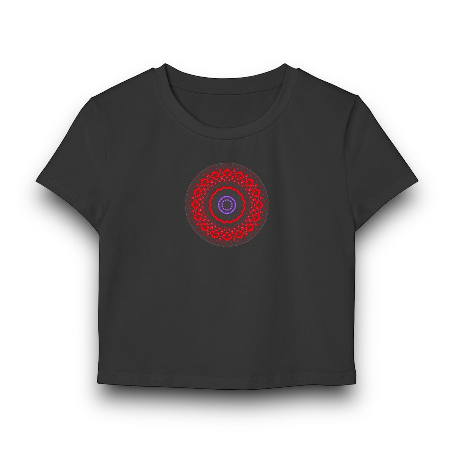 Women's "VESI-2" Cymatic Print Baby Tee