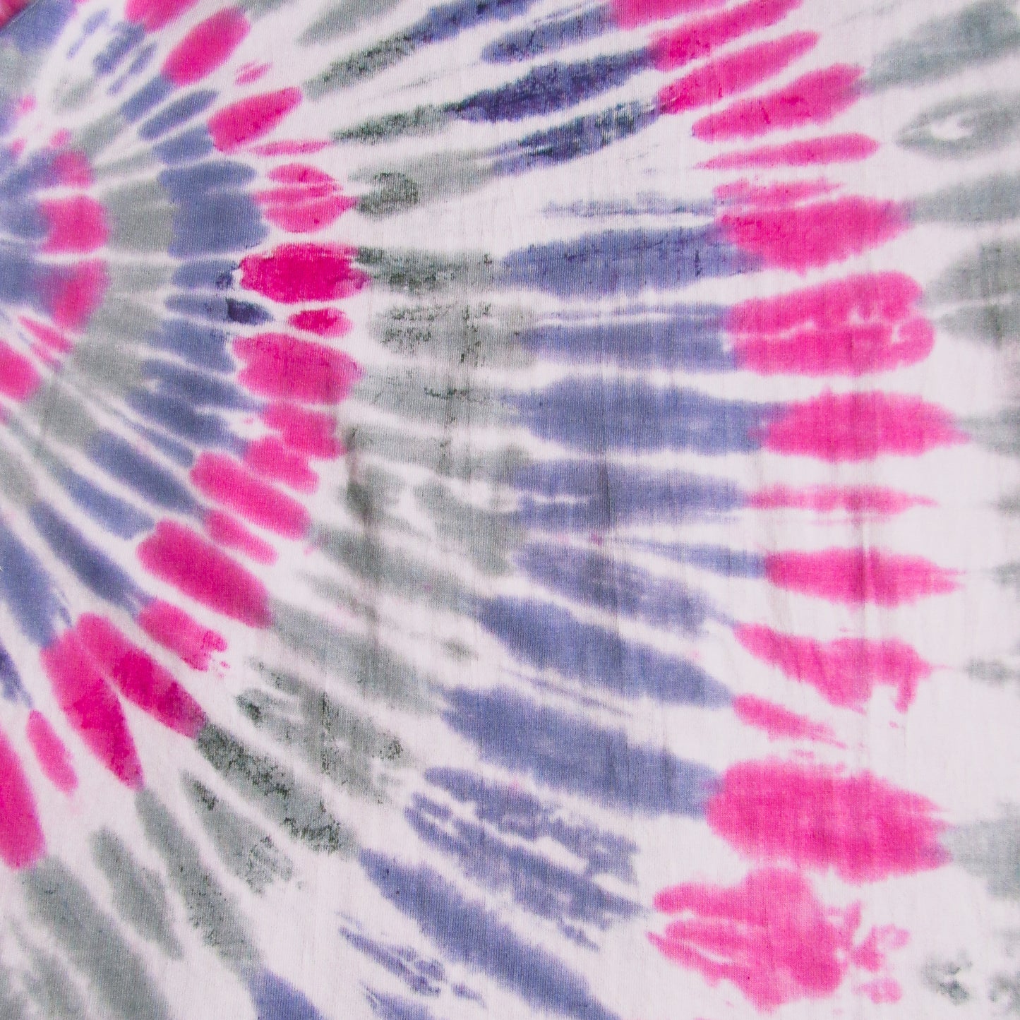 Rose Red, Violet & Grey Sunrise Oversized Tie Dye T Shirt