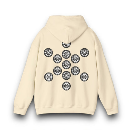Men's 3ETD Noir "417" Cymatic Print Hoodie