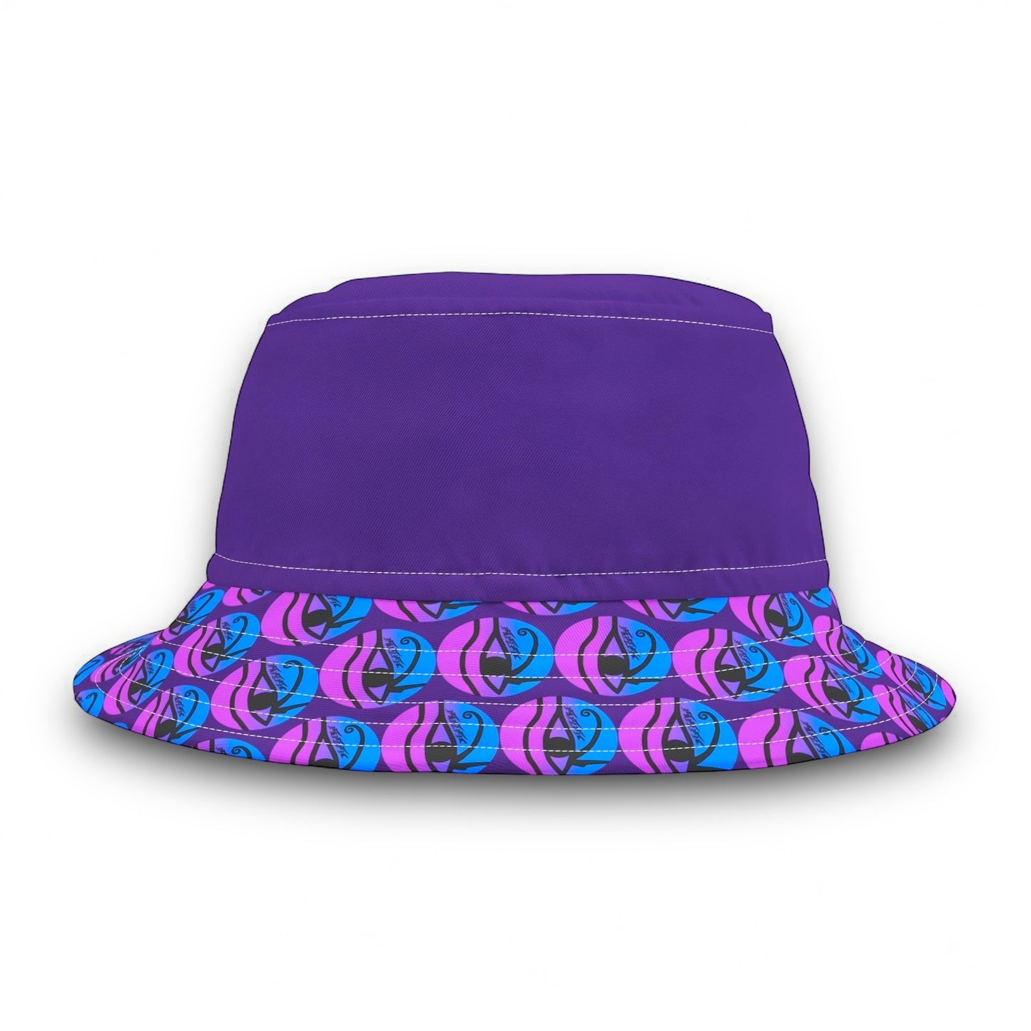 3ETD Logo Prt Bucket Hat (Purple)