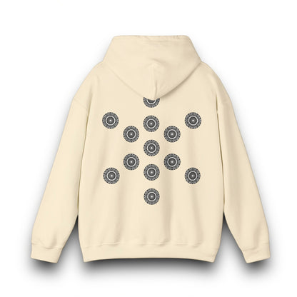 Men's 3ETD Noir "MAYA" Cymatic Print Hoodie