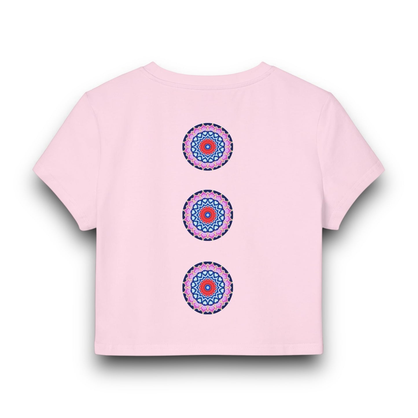 Women's "DECA" Cymatic Print Baby Tee