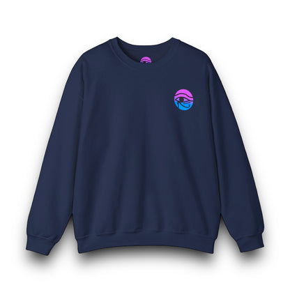 Unisex 3EyeTyeDye Logo Print Sweatshirt