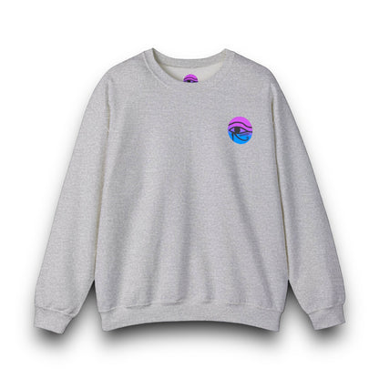 Unisex 3EyeTyeDye Logo Print Sweatshirt