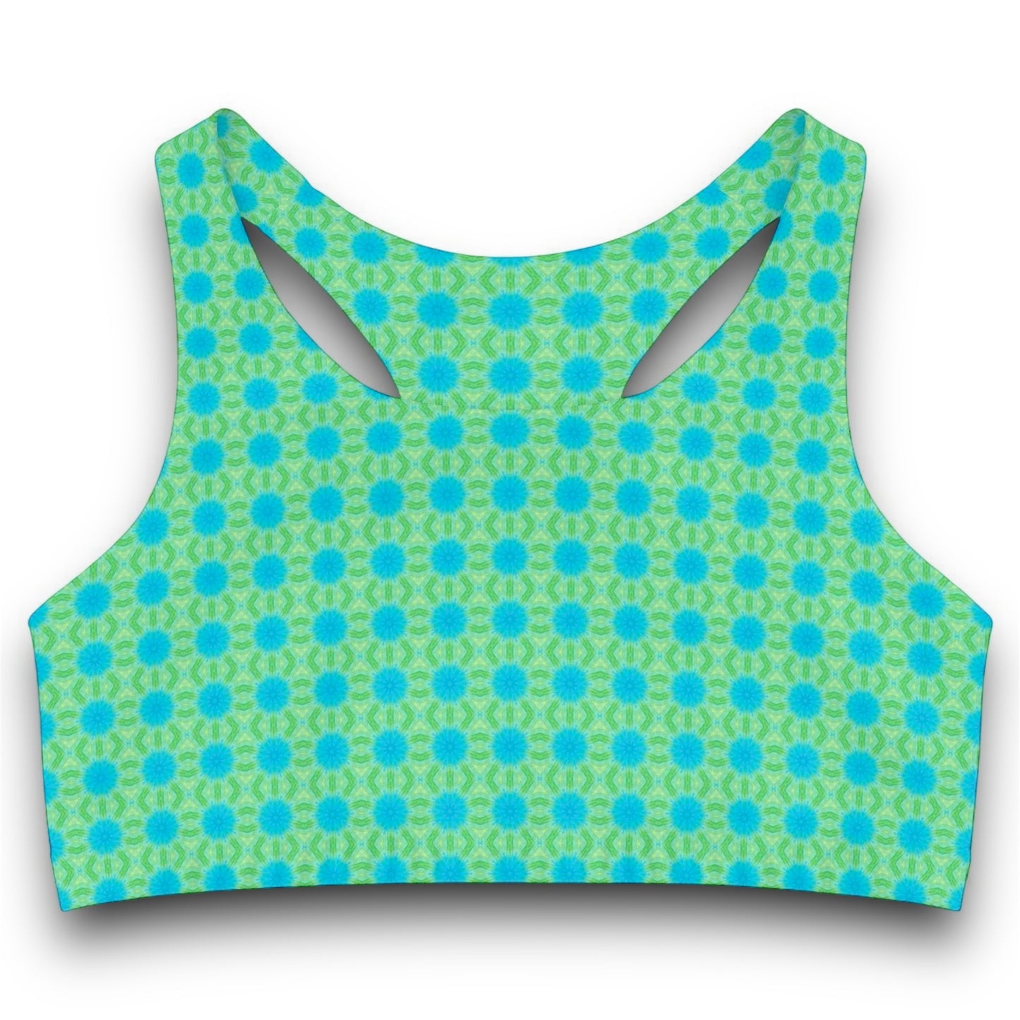 Women's Cymatic AOP Seamless Sports Bra (FUSiON)