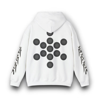 Men's 3ETD Noir "TRIBAL" Cymatic Print Hoodie