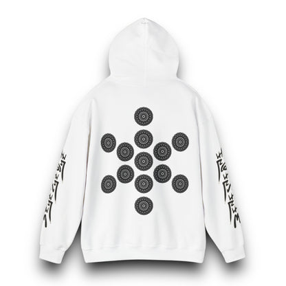 Men's 3ETD Noir "TRIBAL" Cymatic Print Hoodie