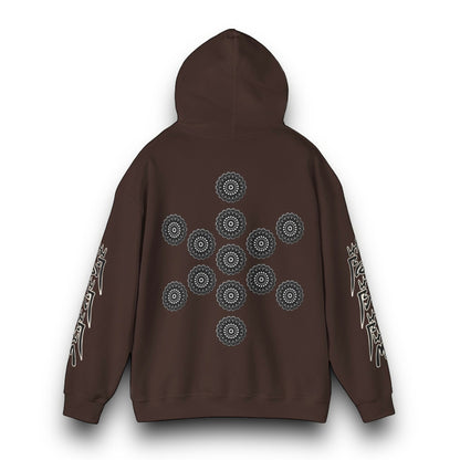 Men's 3ETD Noir "TRIBAL" Cymatic Print Hoodie