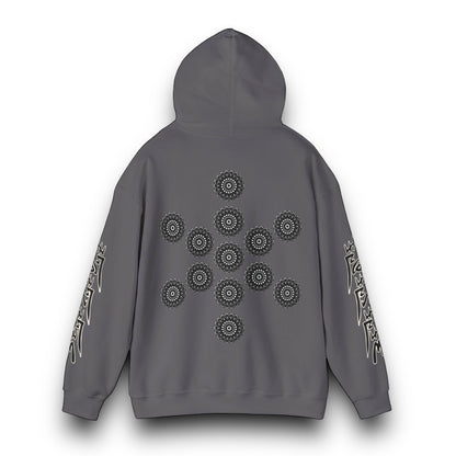 Men's 3ETD Noir "TRIBAL" Cymatic Print Hoodie