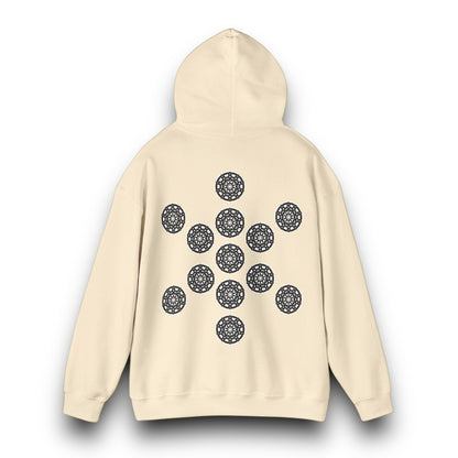Men's 3ETD Noir "STMPUNK" Cymatic Print Hoodie