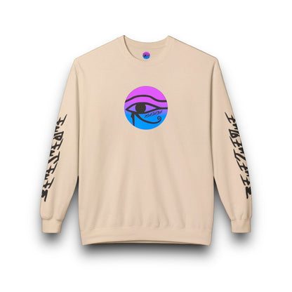 Unisex 3ETD Logo Softstyle Flecce Crewneck