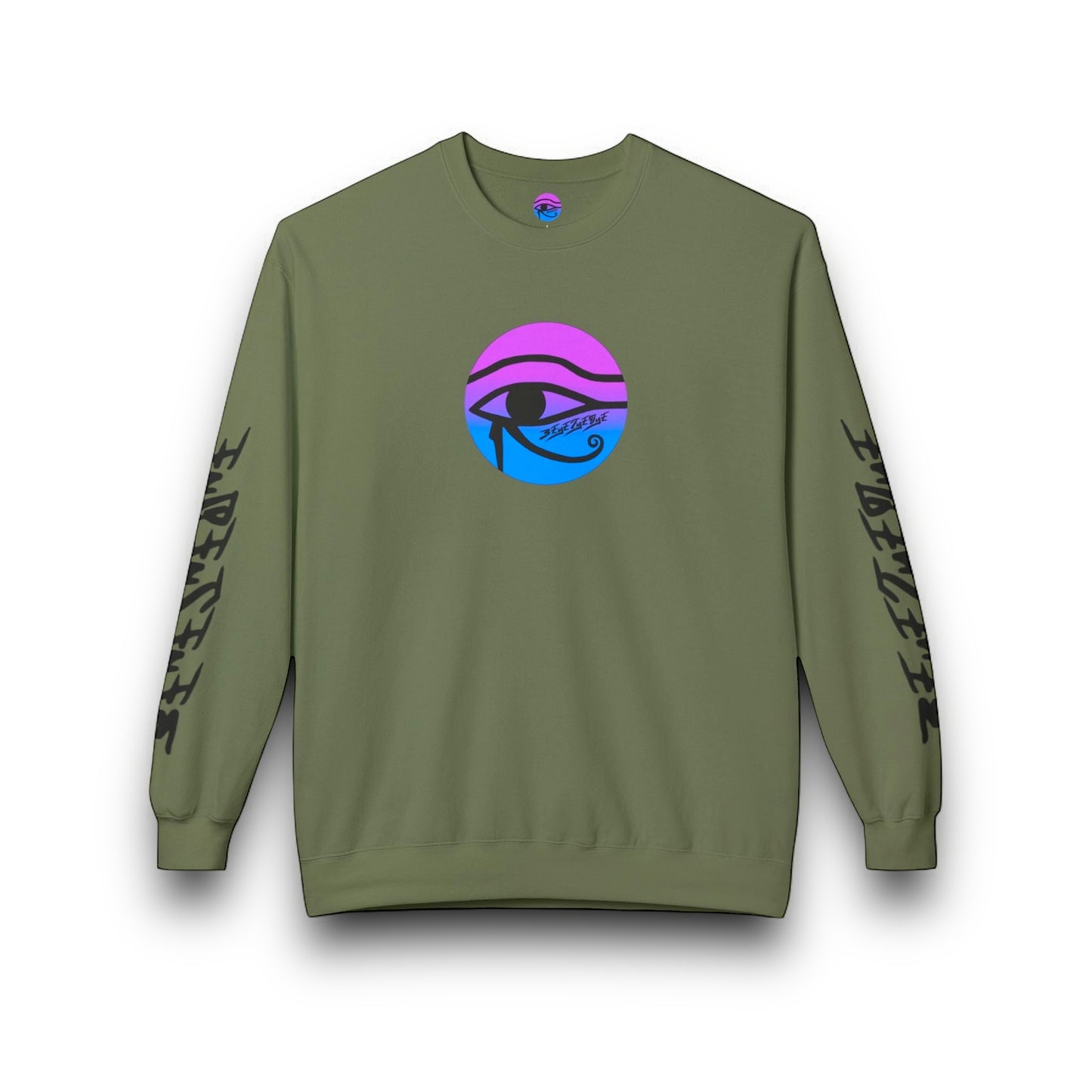Unisex 3ETD Logo Softstyle Flecce Crewneck