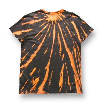 Embroidered Gradient Sun Ray Bleach Tie Dye T Shirt (IIWII)