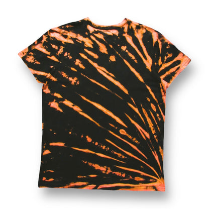 Embroidered Gradient Sunburst Bleach Tie Dye T Shirt (BMU)