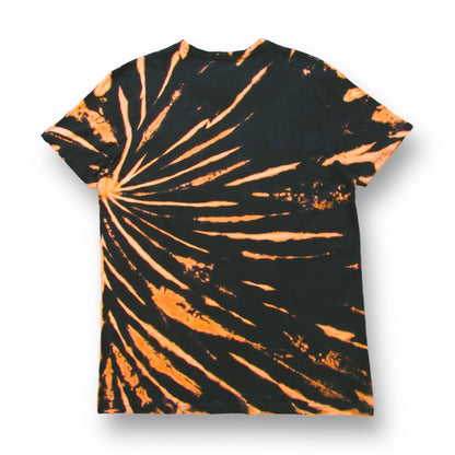 Embroidered Sunrise Bleach Tie Dye T Shirt (Duality)