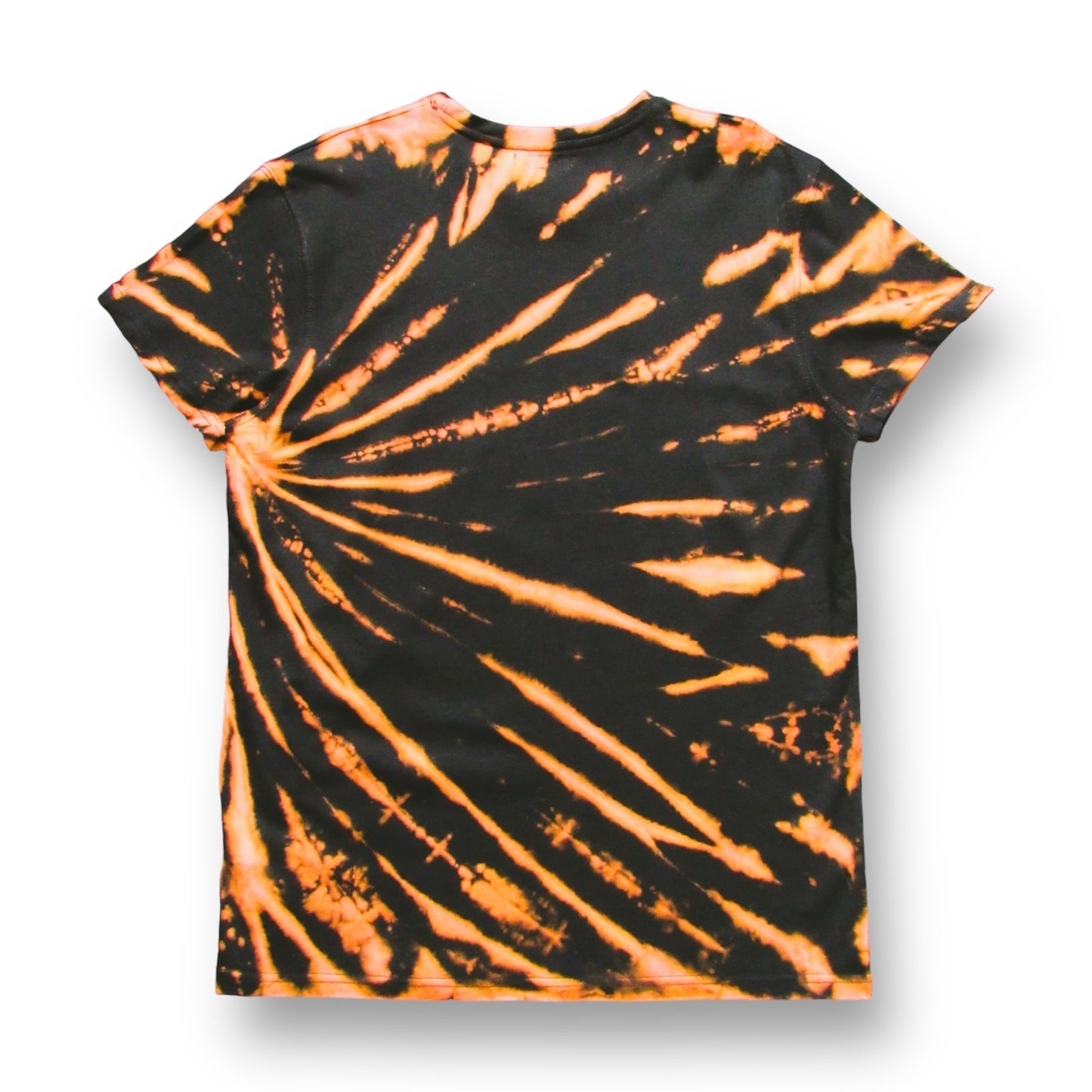 Gradient Sunrise Bleach Tie Dye T Shirt