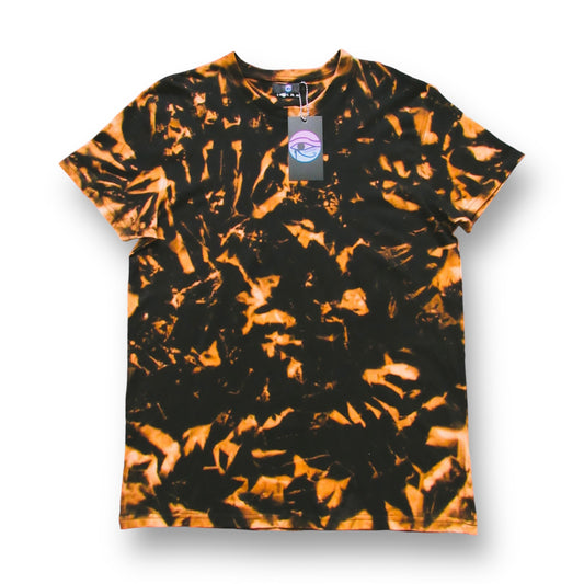 Crumple Bleach Tie Dye T Shirt