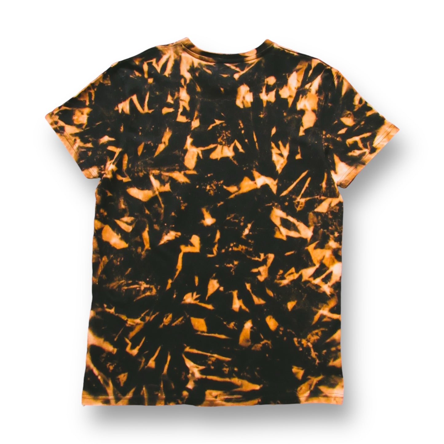 Crumple Bleach Tie Dye T Shirt