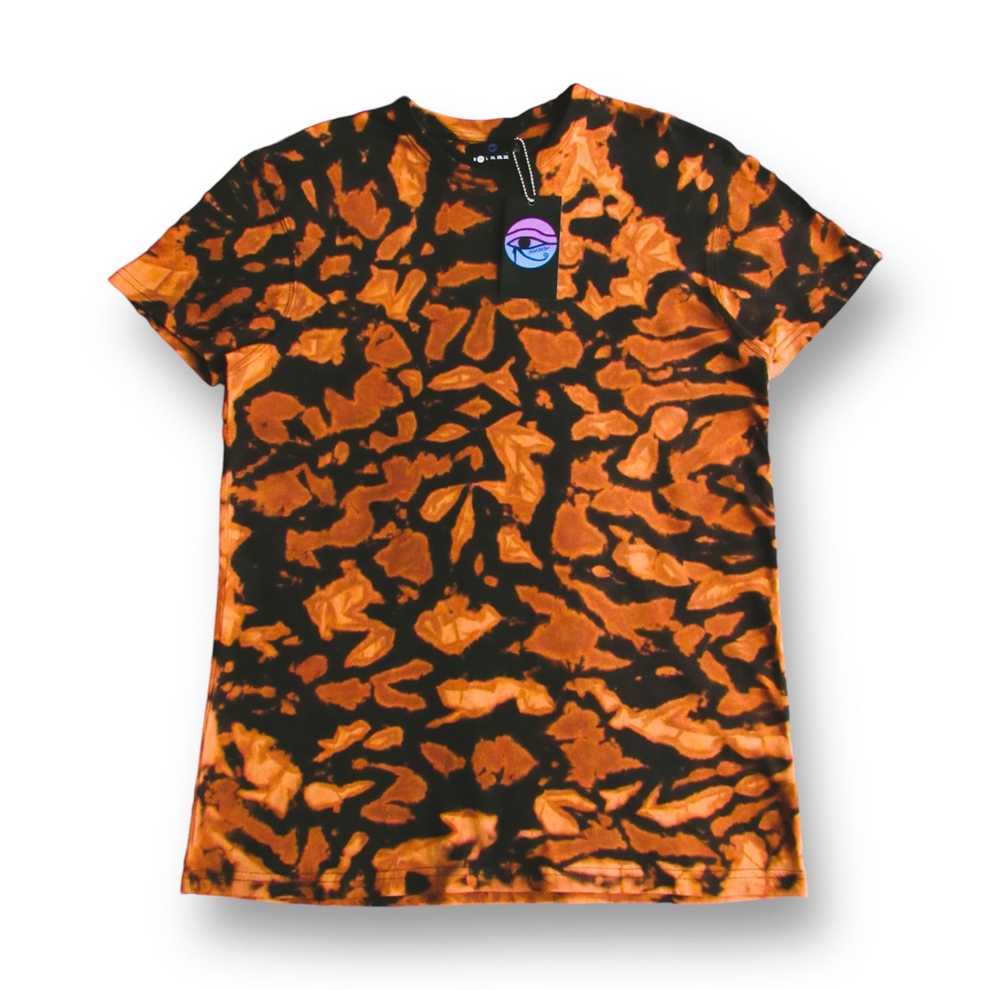 Crumple Bleach Tie Dye T Shirt