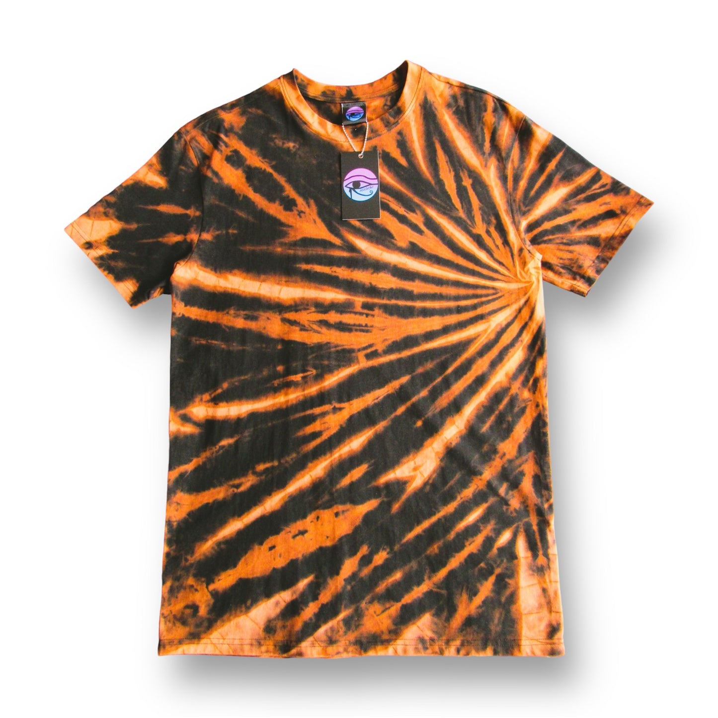 Sunrise Oversized Bleach Tie Dye T Shirt