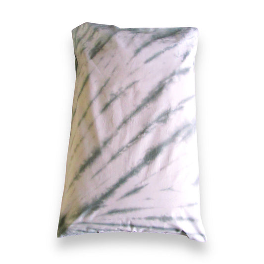 Dark Grey Sunburst Tie Dye Pillow Case