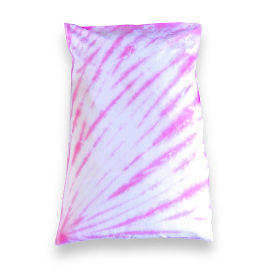 Pink Sunburst Tie Dye Pillow Case