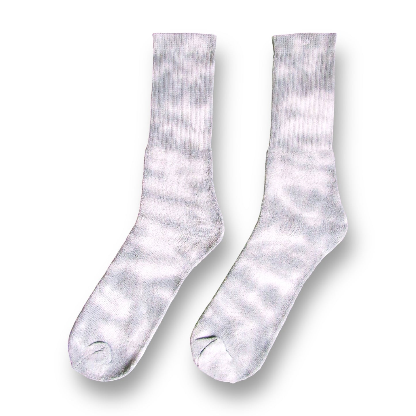 Grey Crumple Tie Dye Socks