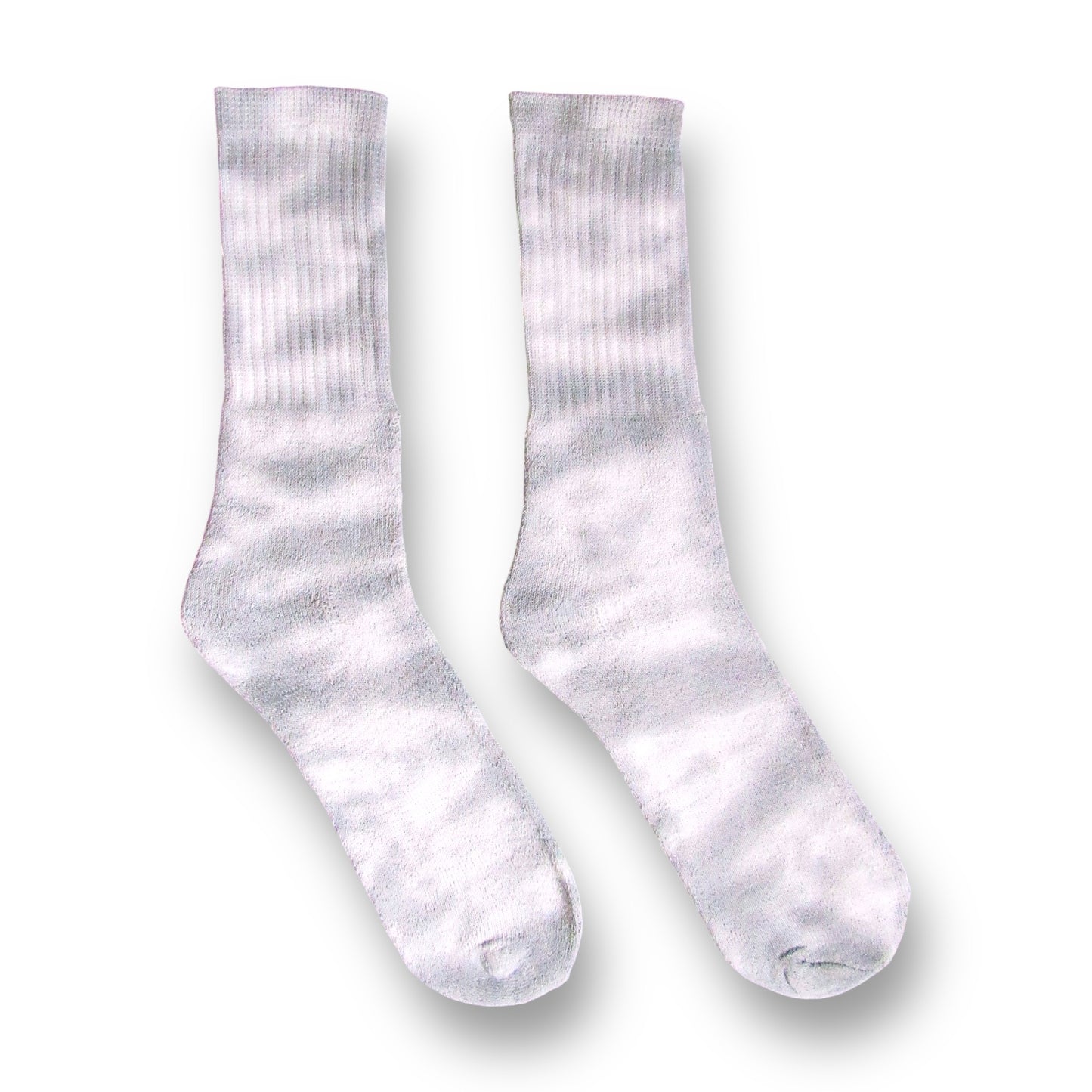 Grey Crumple Tie Dye Socks