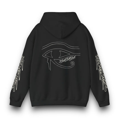 Men's 3ETD Logo Wht Outline Prt Hoodie