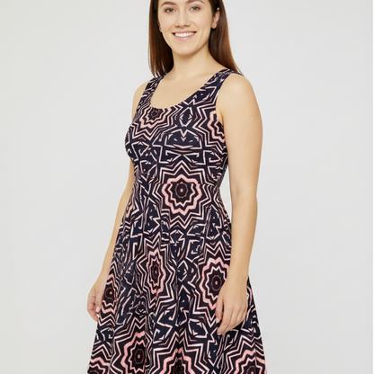 A-BYSS Cymatic Skater Dress