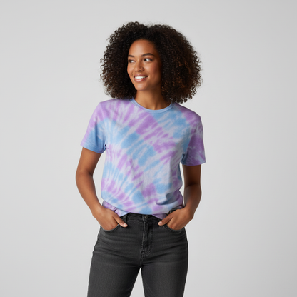 Blue Purple Sunburst Grey