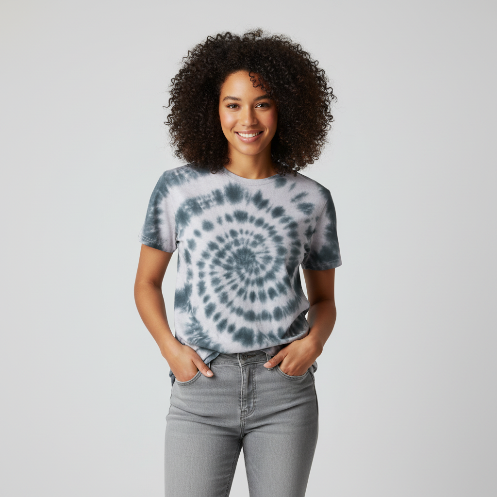 Dark Grey Spiral Grey