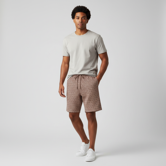 FREQNCY Jogger Shorts Light Grey Lifestyle